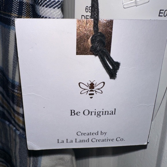 Originality Plaid Mini Dress Size Medium Adjustable Straps Zip Back NWT - Picture 4 of 10